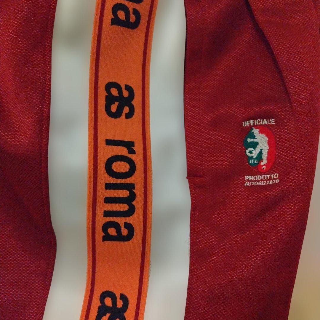 希少　as roma ジャージ上下ハーフパンツ3点セット 赤/白