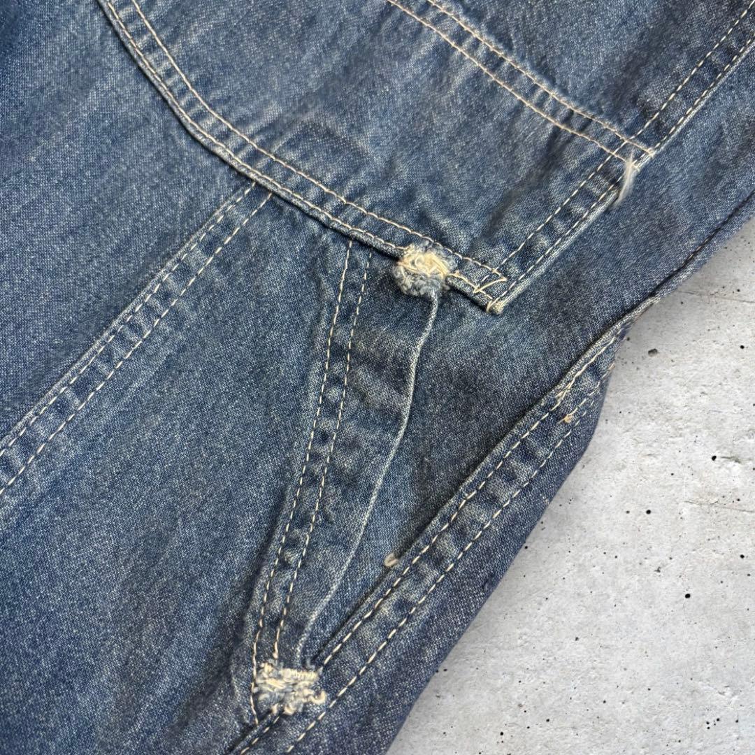 ビンテージ　CARTER’S 　ガチャポケ　耳付　デニム　オーバーオール