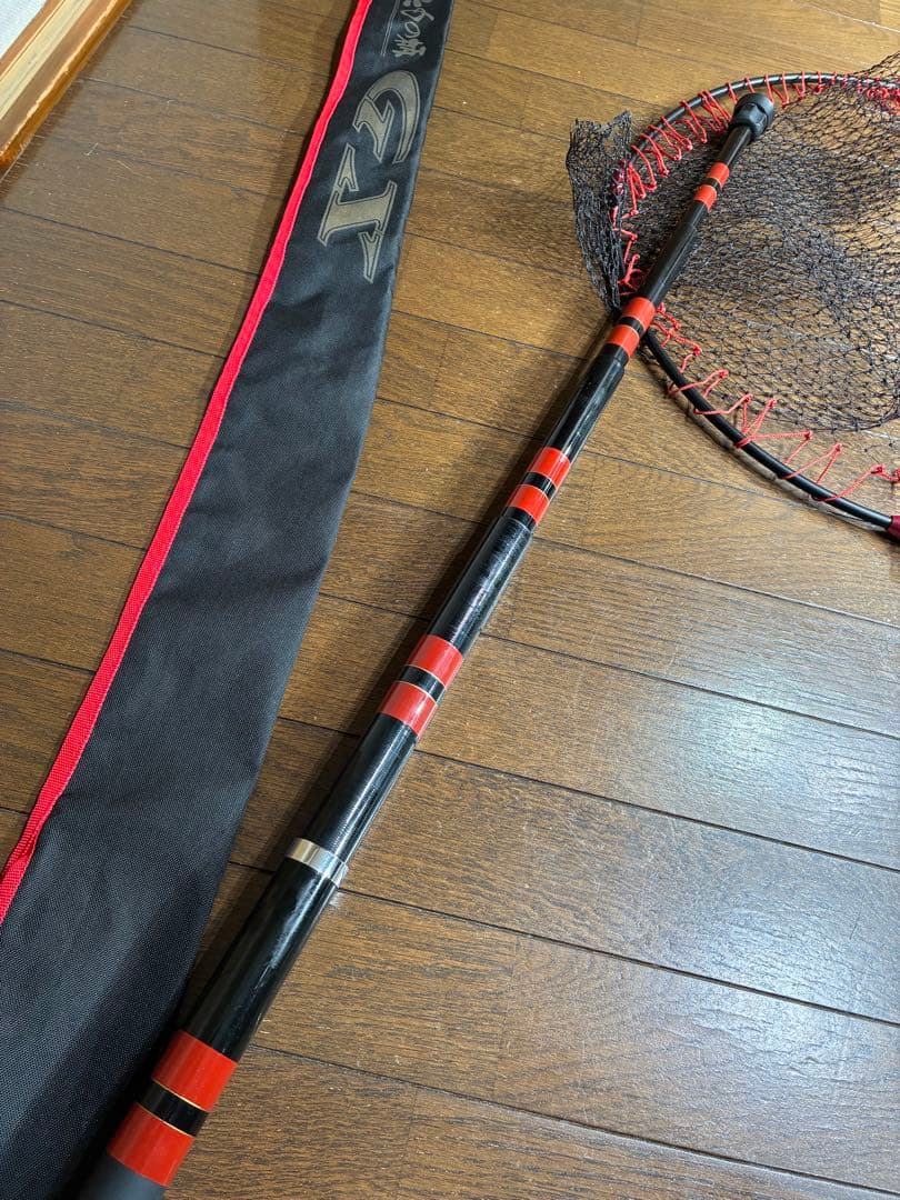 がまかつ　タモの柄　GX 530 枠網セット　検）サンライン　釣士道　ダイワ