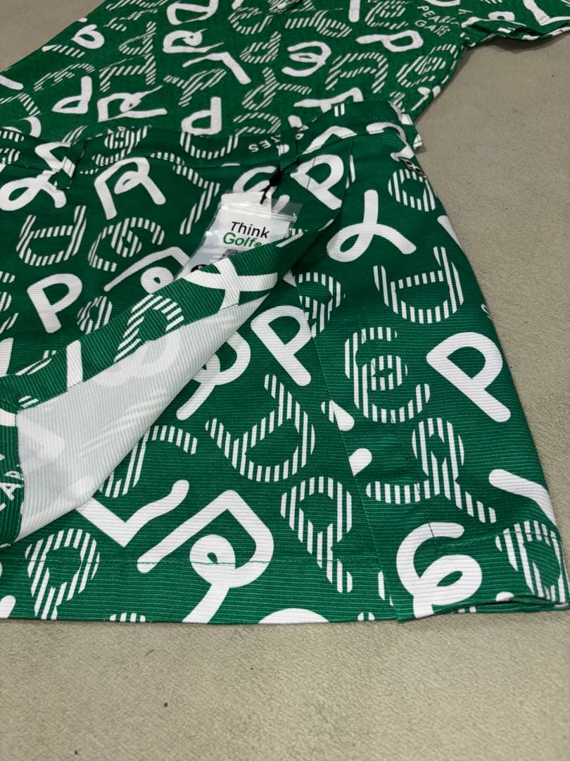 （新品）パーリーゲイツ 、もやっとロゴ柄シリーズ、セットアップ、サイズ0