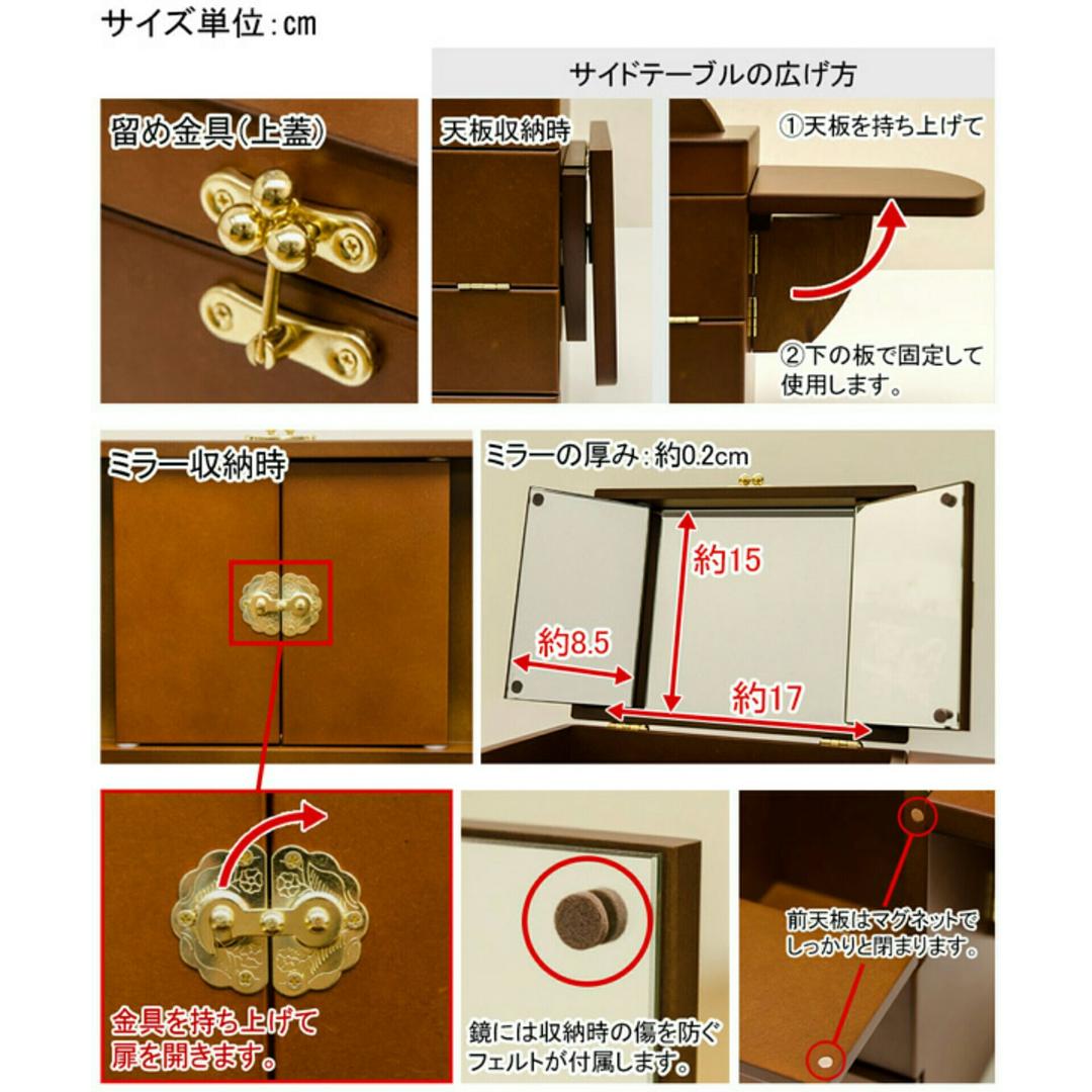 送料無料♥16710円→8500円！最安値　三面鏡ドレッサー