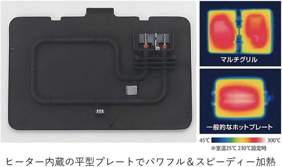 (A) DeLonghi CGH1011DJ ホットプレート（ワッフル＋波型）