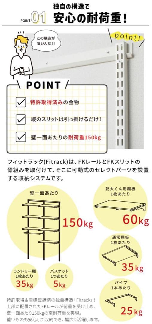 幹太くん専用台　KST6060CS 壁付け専用台 3kgタイプ用