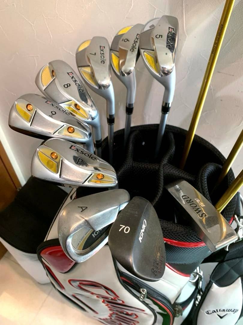豪華　良品　激飛び　ゴルフクラブフルセット　スウォード　エクソール　キャロウェイ