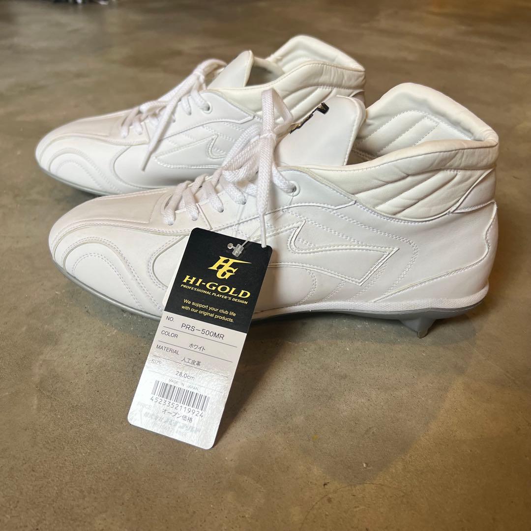 ⭐︎未使用新品⭐︎ ハイゴールド　金具スパイク　28.5cm