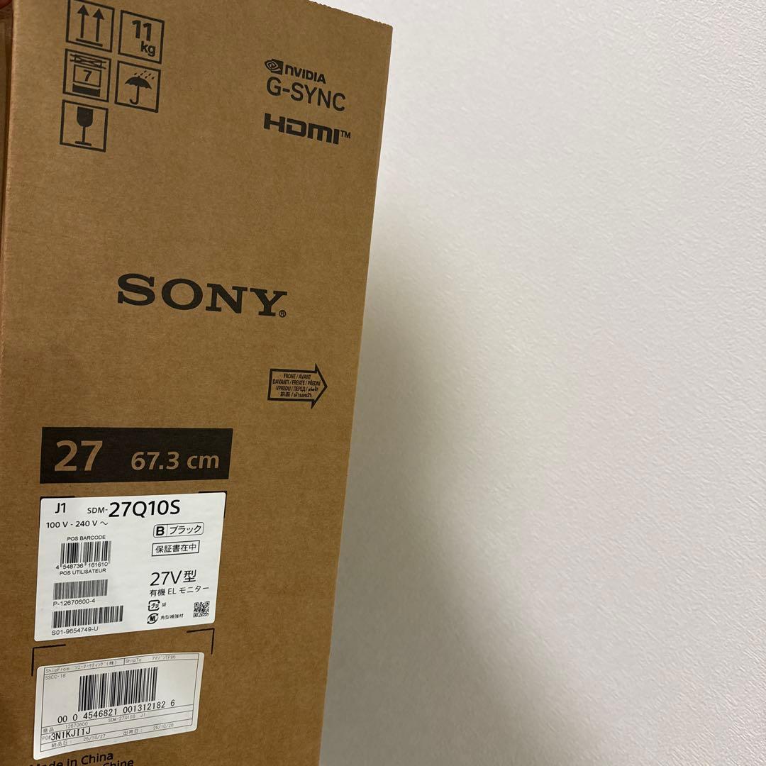 SONY INZONE M10S SDM-27Q10S 27インチ