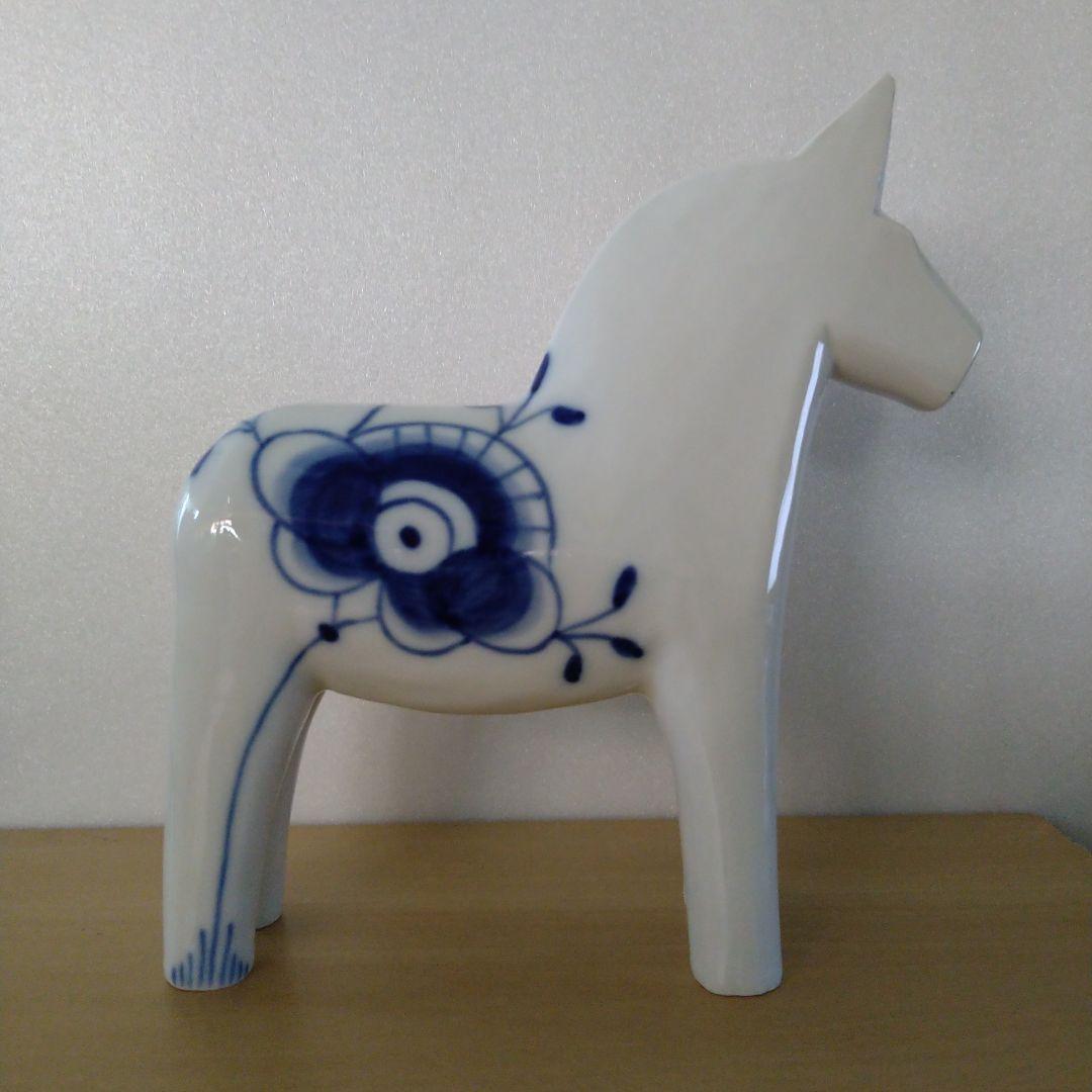 稀少✨️ロイヤルコペンハーゲン ダーラナホース 幸せを呼ぶ馬 フィギュリン 北欧