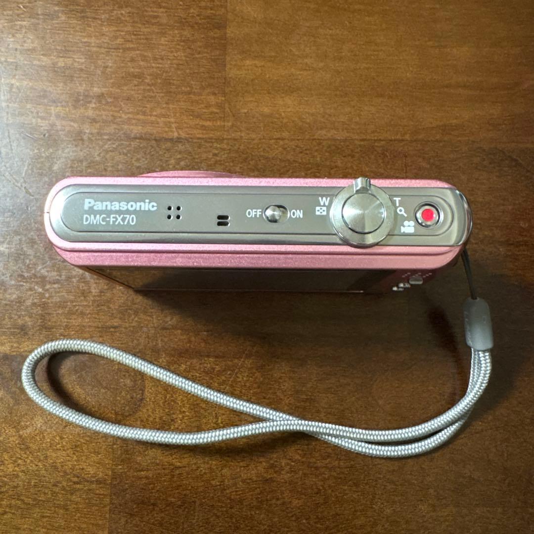 アコです　動作確認済み　パナソニック　LUMIX DMC-FX70 ピンク