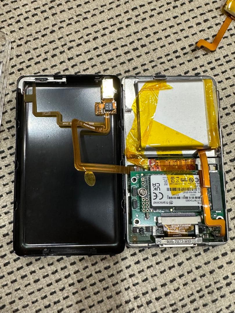 iPod classic 7.5世代　1TB ssd 2000mAhバッテリー