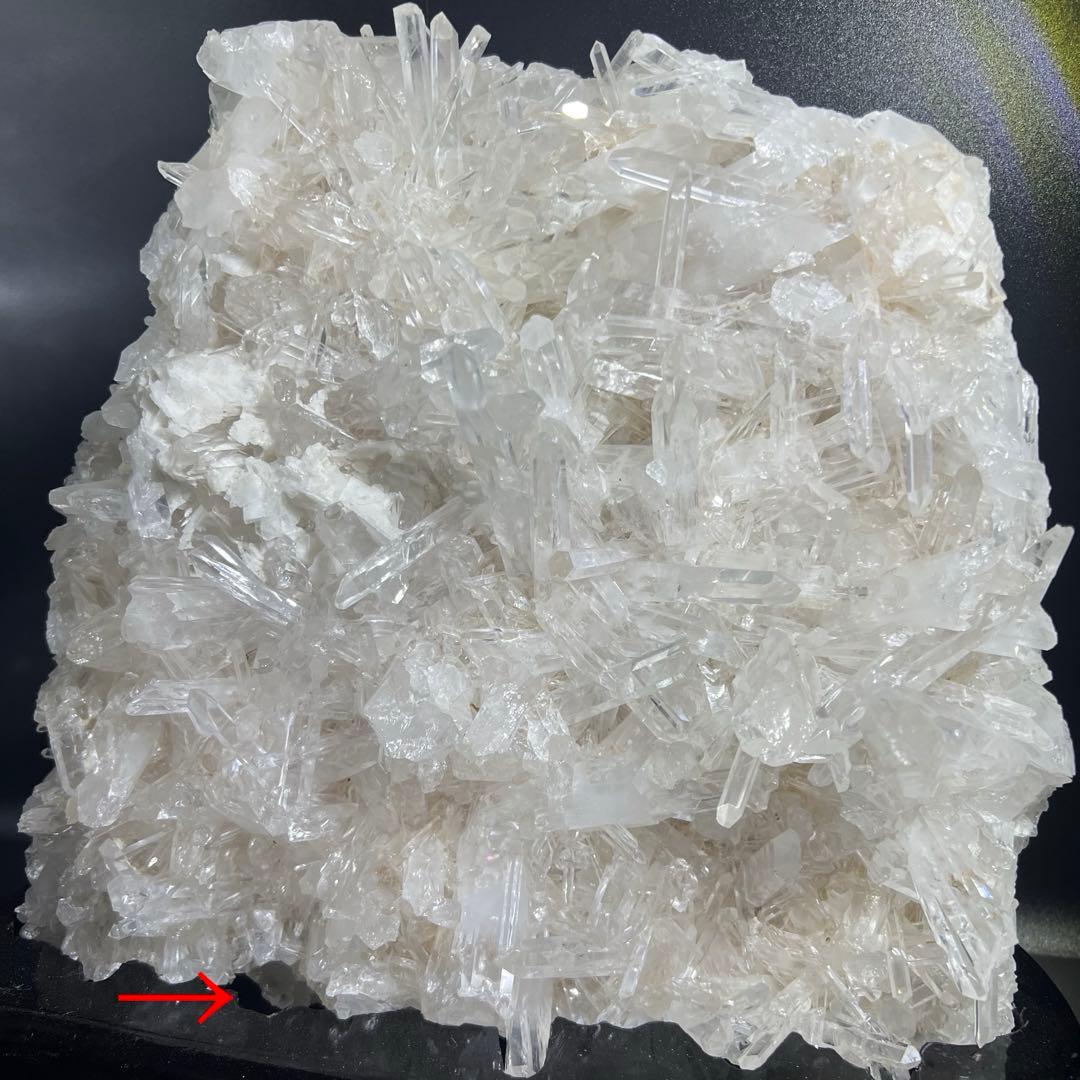 ‪☆想像絶する☆究極の煌めき 極上別格品‪☆☆レインボー 水晶クラスター 天然石