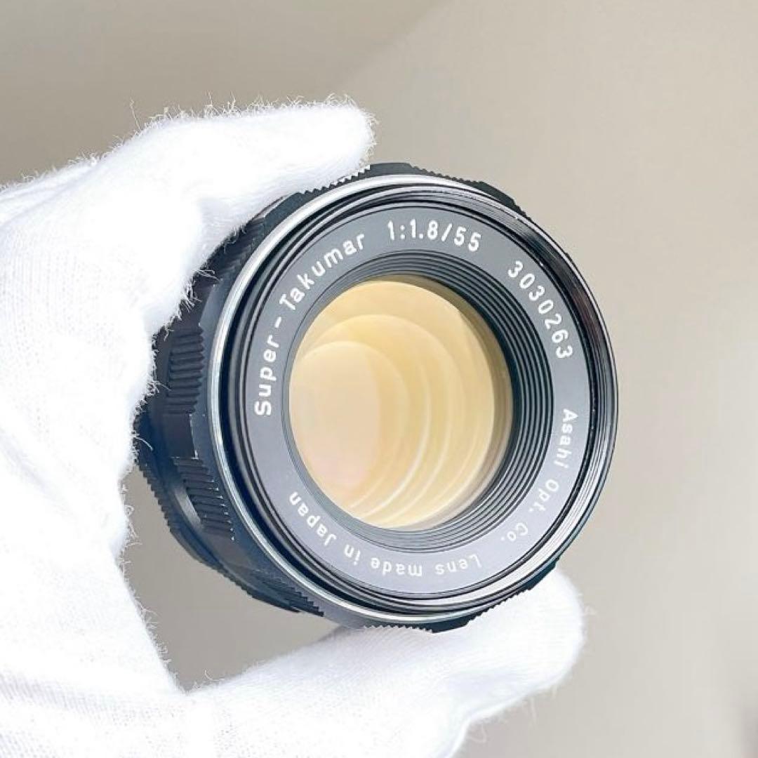 【光学美品】 Super Takumar 55mm f1.8 整備済 m42