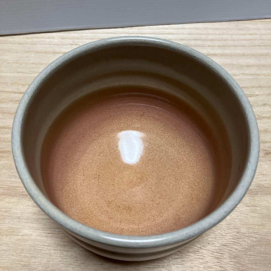 E-2 萩焼 湯呑み 銘盈 共箱付き 茶道具 湯飲み 陶器 伝統工芸品 湯呑