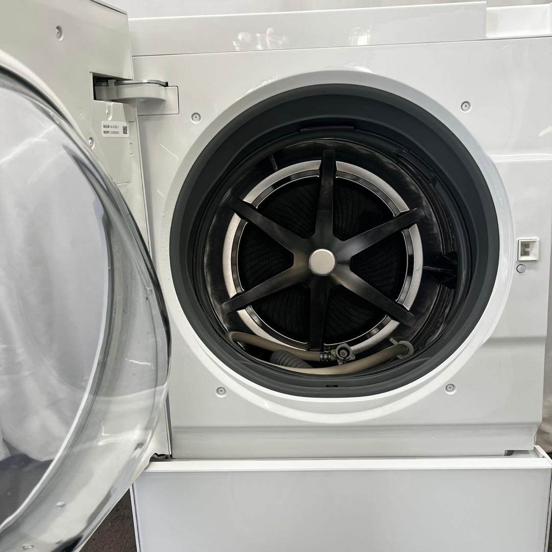★134　ドラム式洗濯機　パナソニック　7キロ　キューブル　単身　白　設置無料