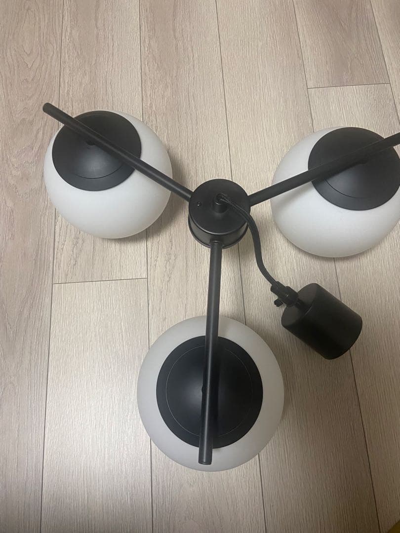 フロストガラス ペンダントライト 3灯 ニトリ ASM