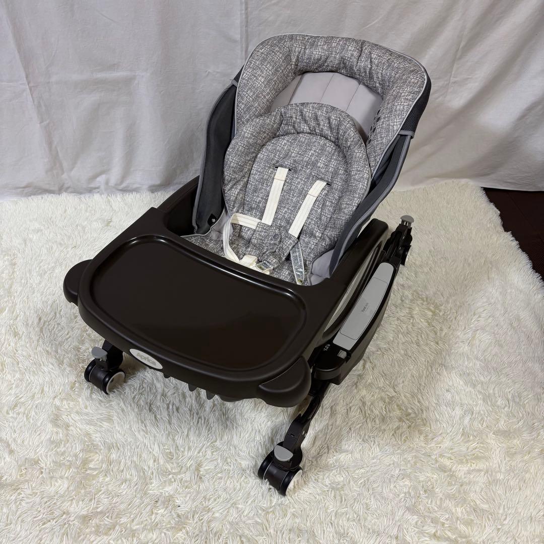 【極美品】Aprica アップリカ ユラリズム　オートライト ハイローチェア