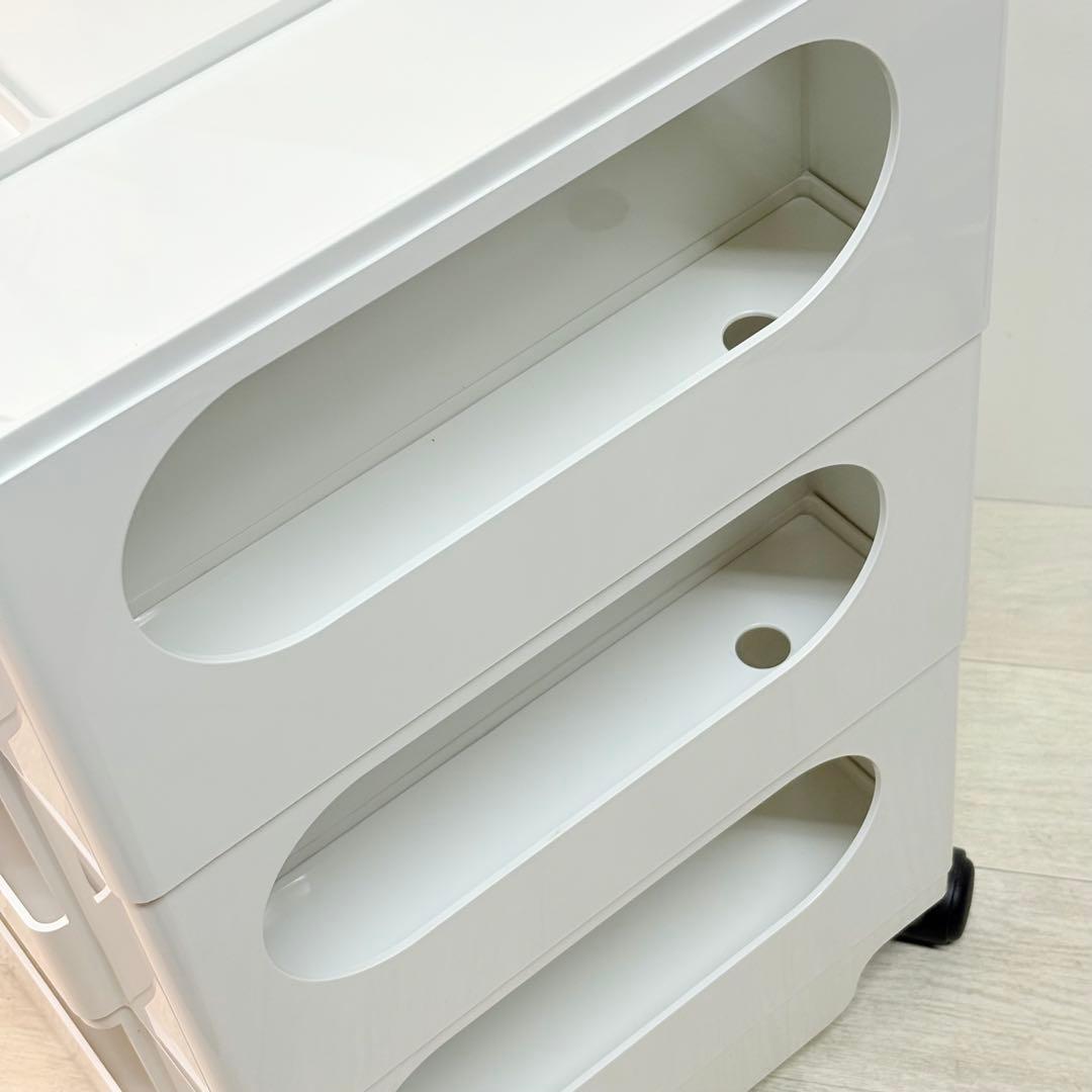 ボビーワゴン 3段2トレイ デスクワゴン キャスター付きワゴン B LINE