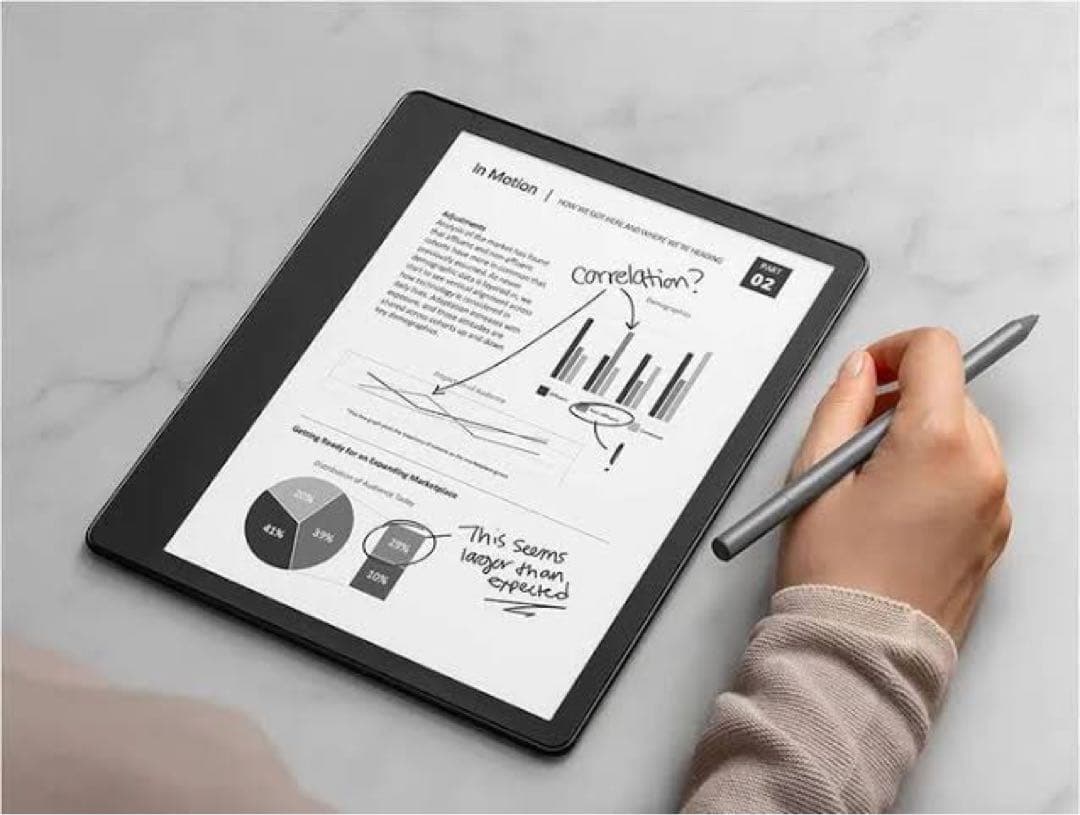 Kindle Scribe（10.2インチ／プレミアムペン付きモデル）