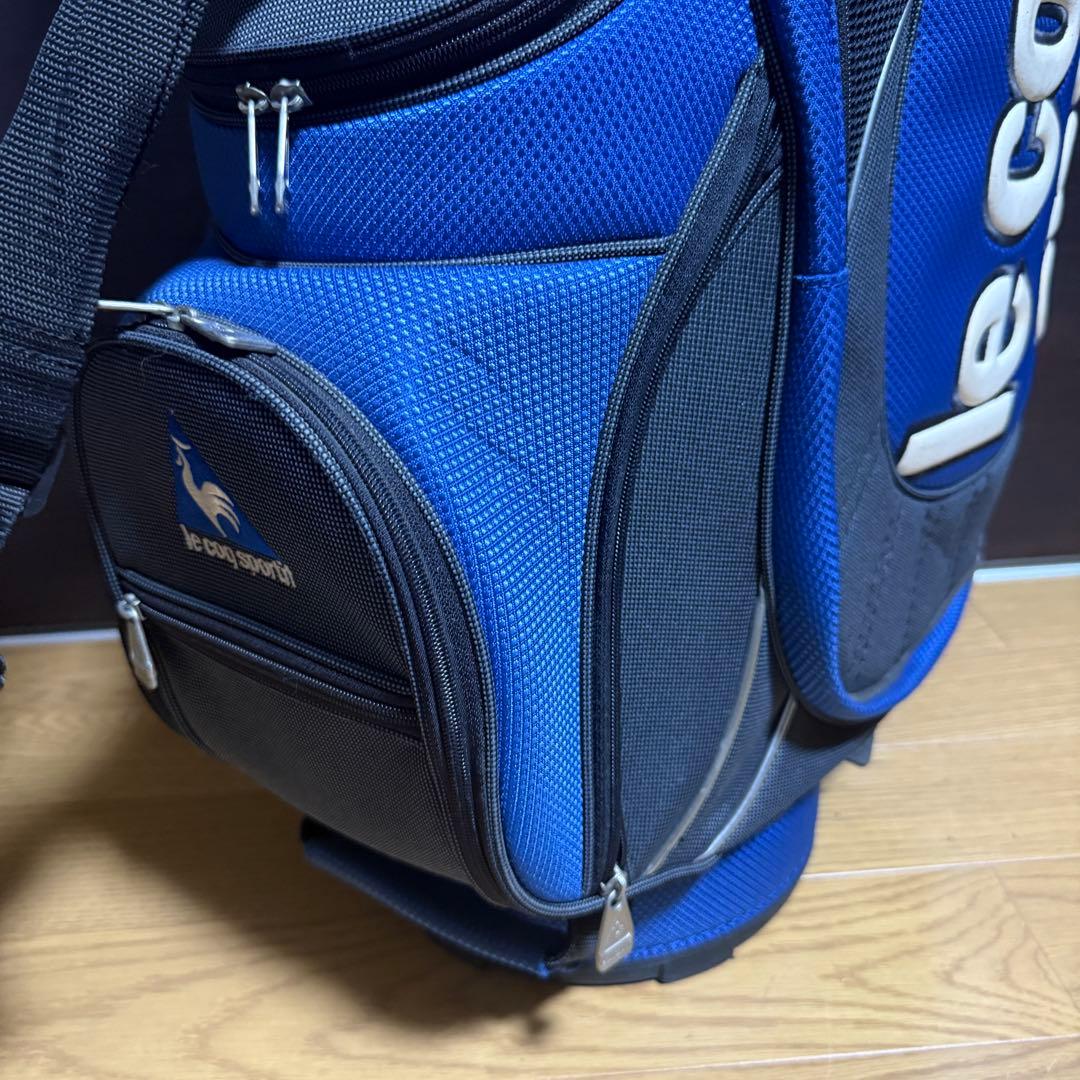 le coq sportif キャディバッグ ゴルフバッグ ブルー