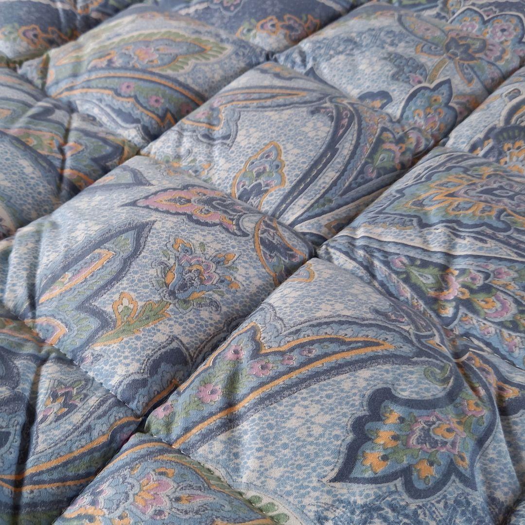 ホテル仕様 羽毛を越えた 掛け布団 極厚 体圧分散 敷布団 ペアセット日本製⑦