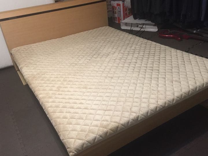 ダブルベットフレーム＆マットレスセット