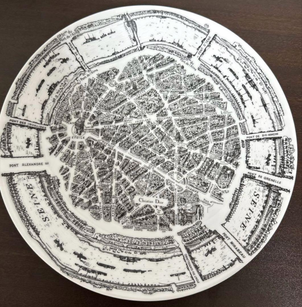 新品未使用DIORディオール ディナープレート 28cm プラン ドゥ パリ1枚
