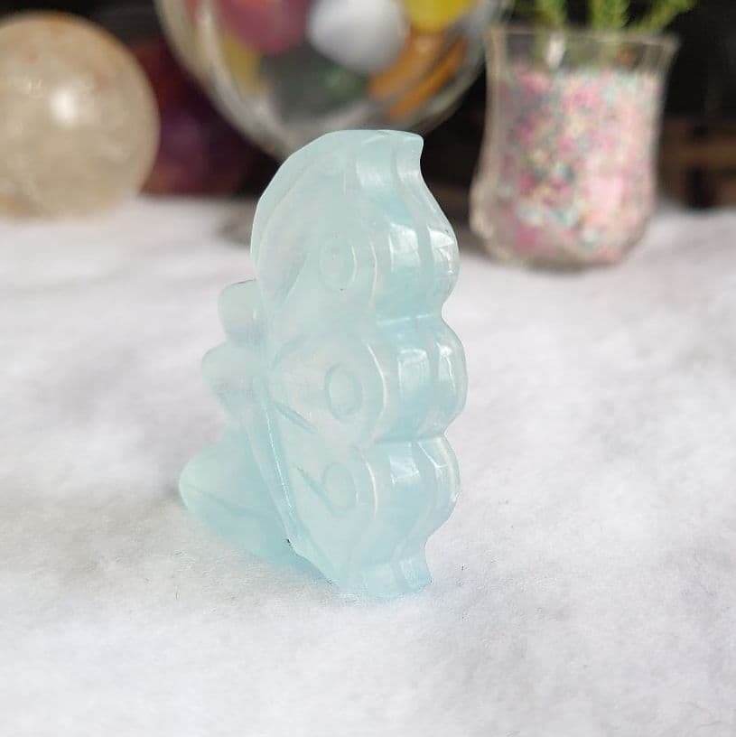 ★アクアマリン　妖精　置物　素敵な逸品