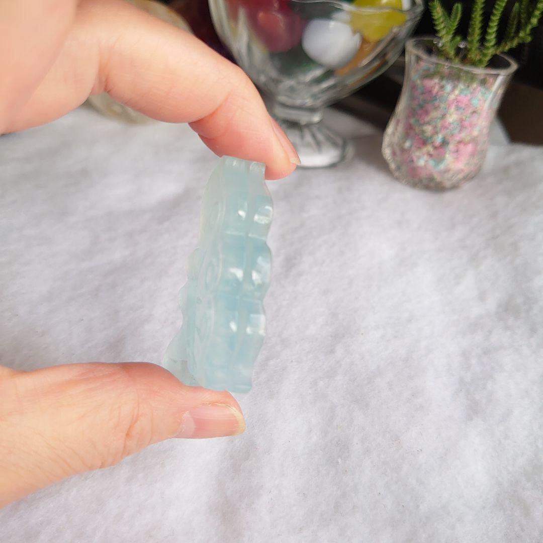 ★アクアマリン　妖精　置物　素敵な逸品
