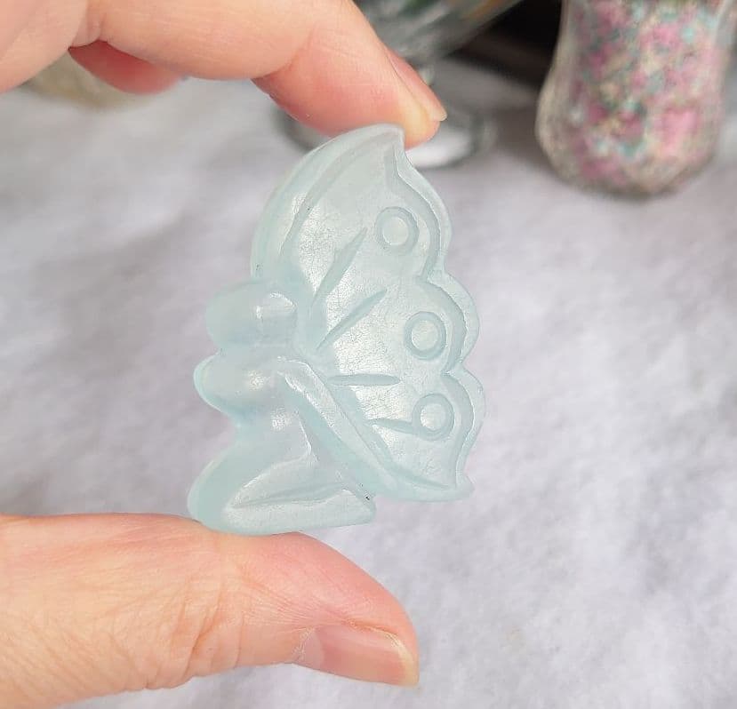 ★アクアマリン　妖精　置物　素敵な逸品