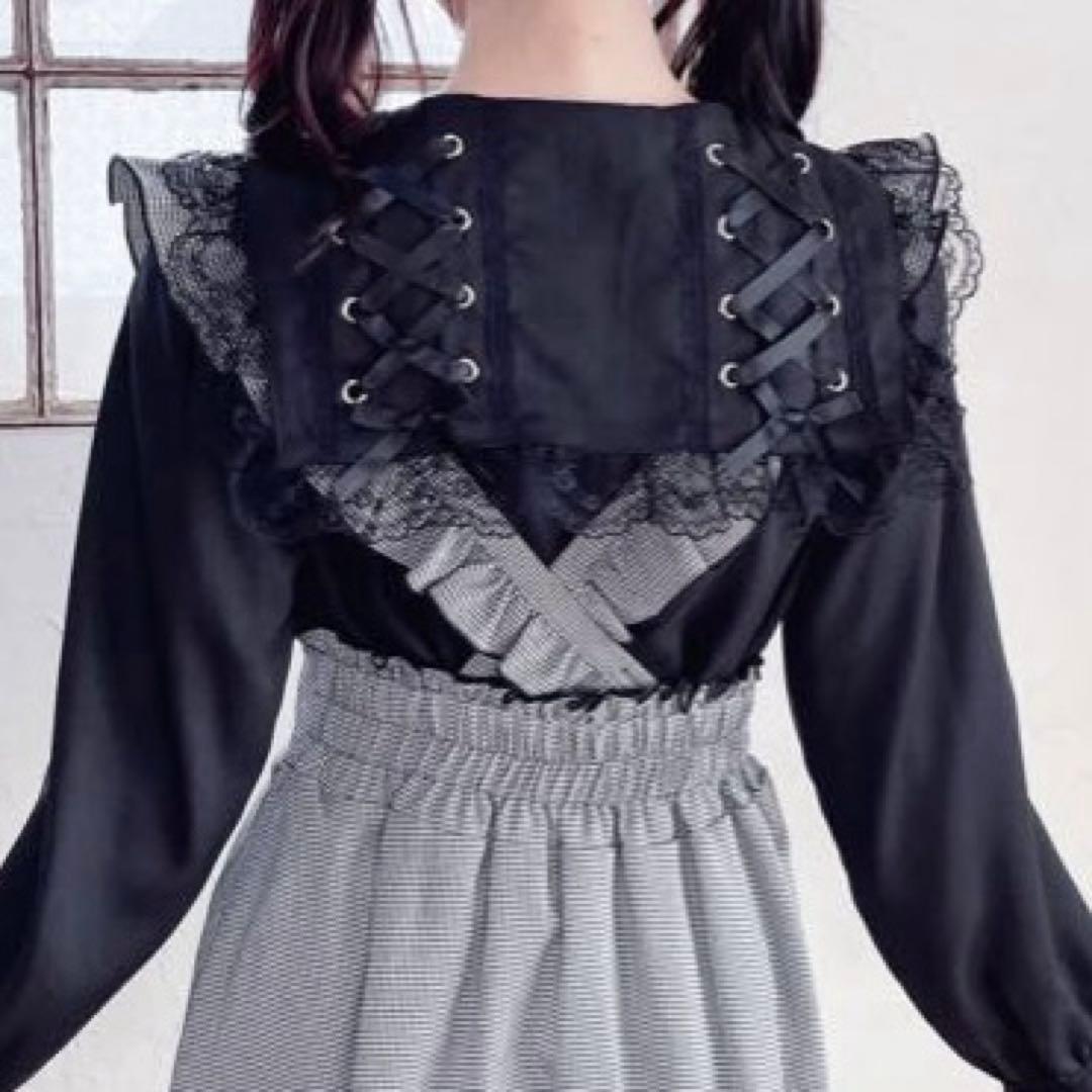 地雷 マーズ セーラーブラウス 十字架リボン ノエミー スカパン セットアップ