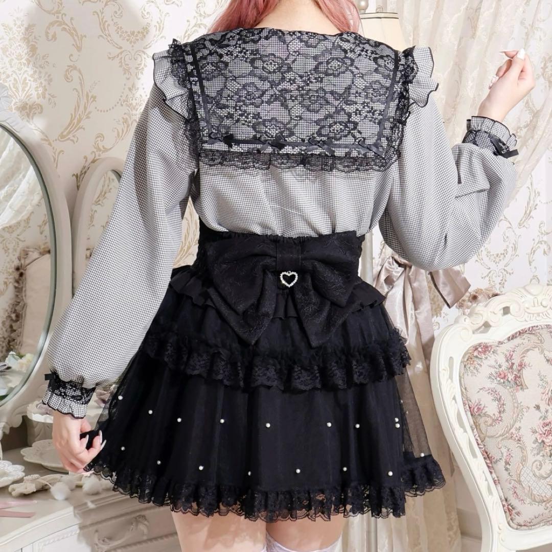 地雷 マーズ セーラーブラウス 十字架リボン ノエミー スカパン セットアップ