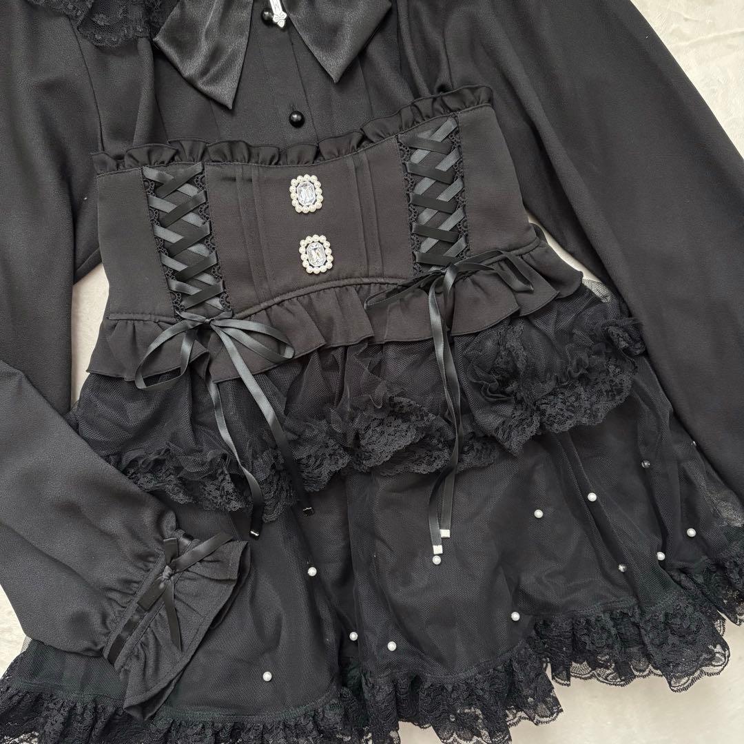 地雷 マーズ セーラーブラウス 十字架リボン ノエミー スカパン セットアップ