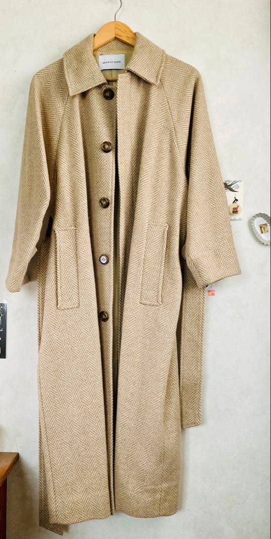 [れい]ADAM ET ROPE / マラリウス ヘリンボーン コート