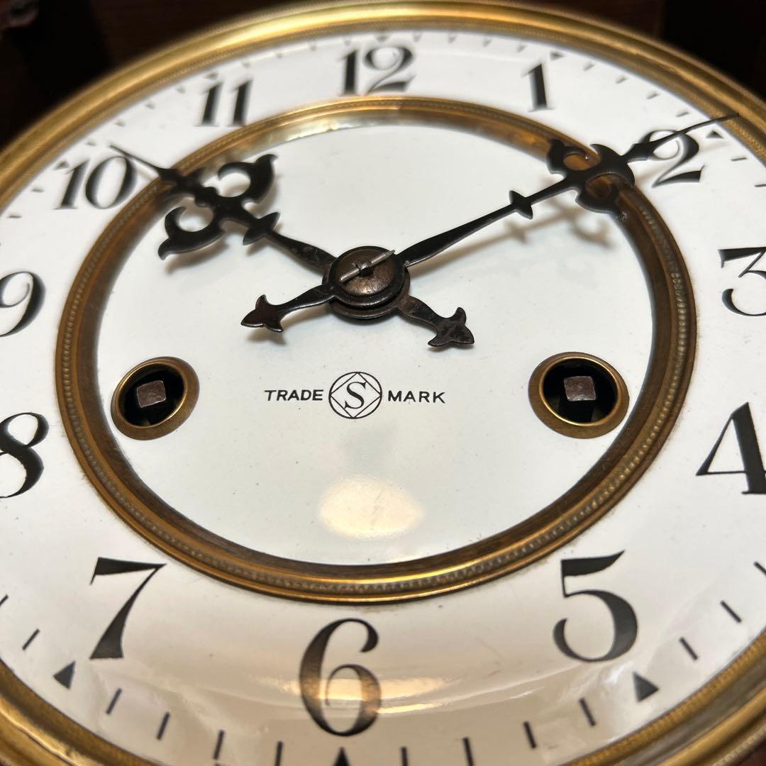 大正期の精工舎お座敷時計、高級時計、香箱