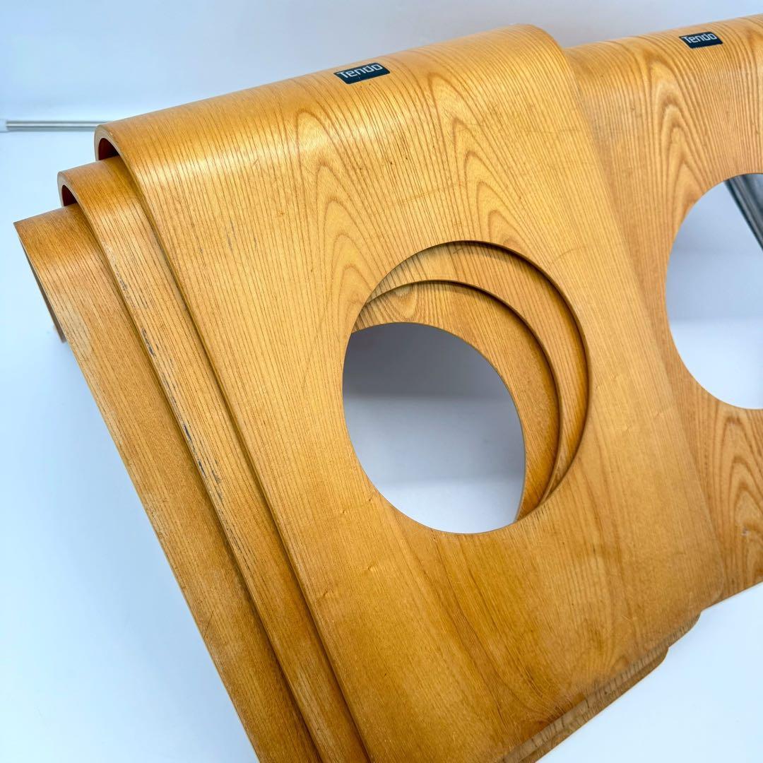 天童木工 座椅子 4脚セット　Tendo 木製　曲げ木