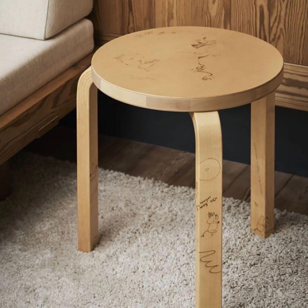 Stool 60 Celebratinon Artek ＋ Moomin