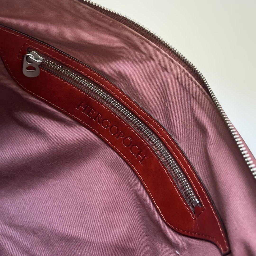 ●エルゴポック　2way ビジネス　バック　ショルダー　バッグ　オールレザー