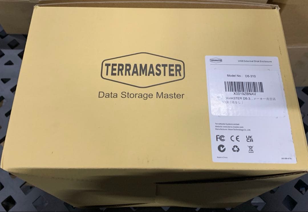 TERRAMASTER D5-310 USB3.1 Type-C 5ベイ