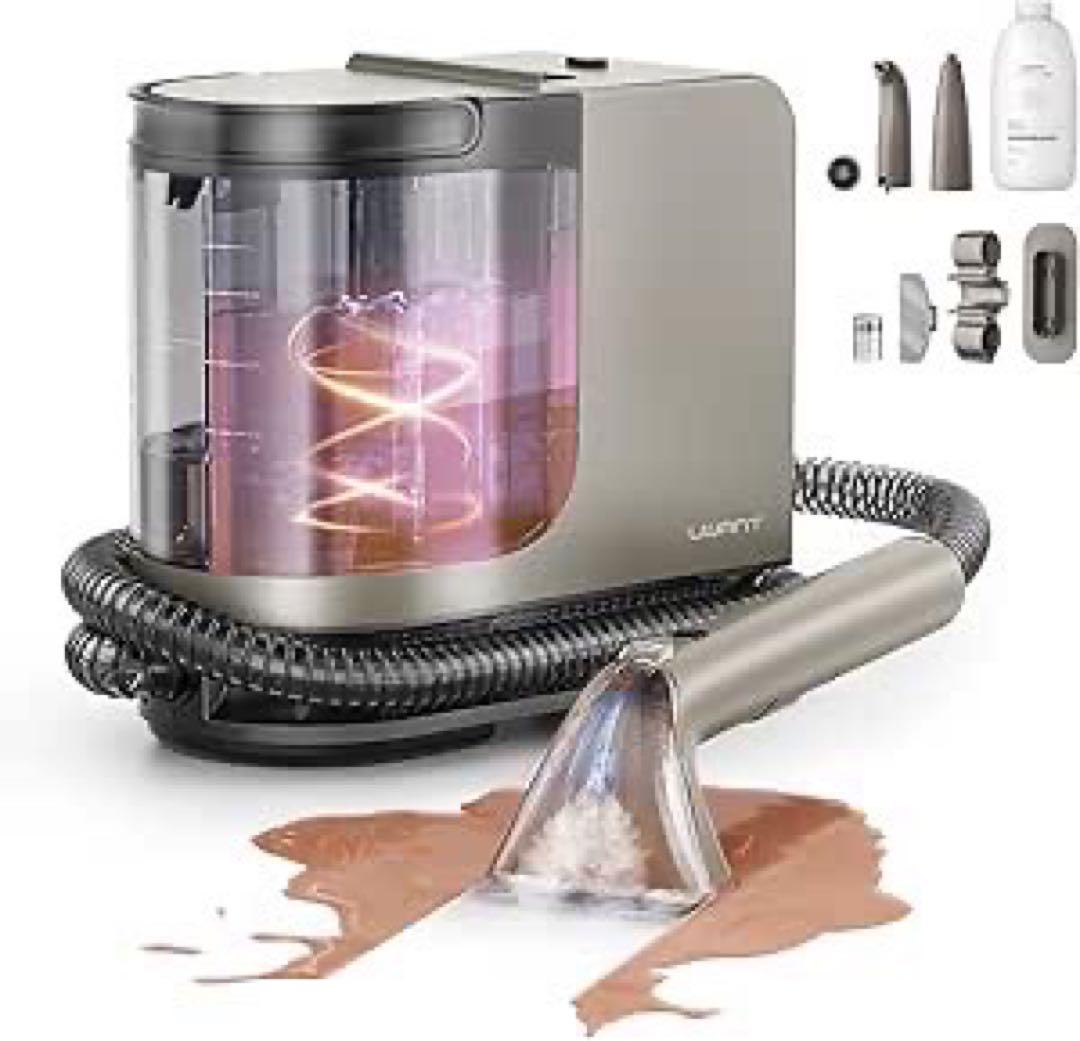 uwant高温リンサークリーナー 加熱式カーペットクリーナー100℃高温スチーム