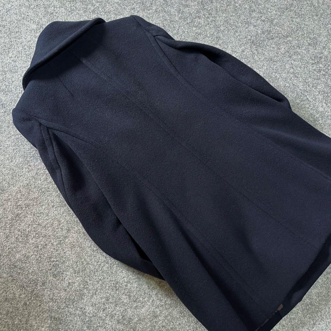 マッキントッシュ：希少•美品【カシミヤ混メルトン】ダブルブレスト／ピーコート