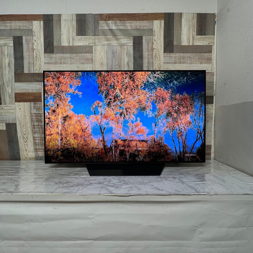 即日受渡❣️全国送料込昨年購入LG48型有機ELテレビTVer.Hulu視聴可