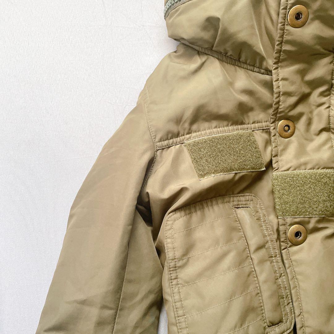 平成ギャル y2k　ミリタリーアウター　モッズコート　フェアリーグランジ　カーキ