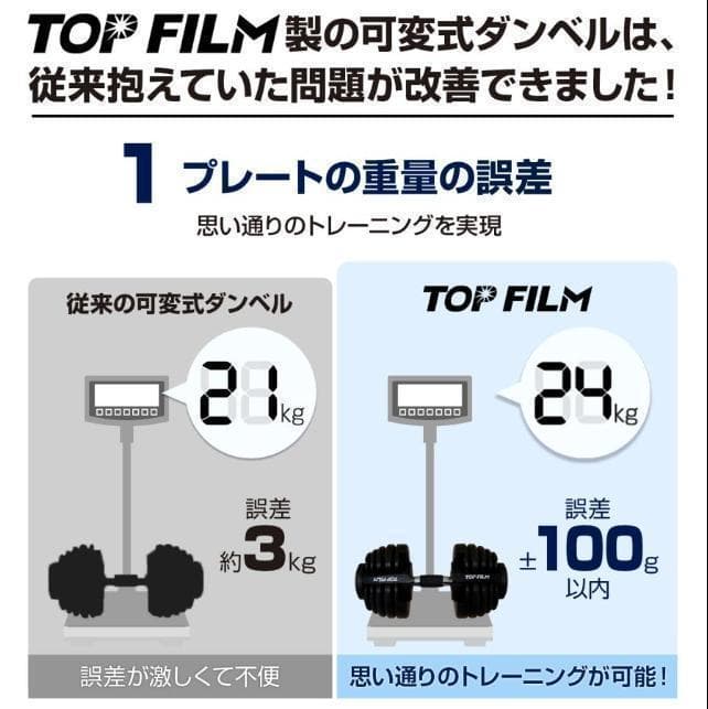 中古美品 可変式ダンベル 24kg 2個セット