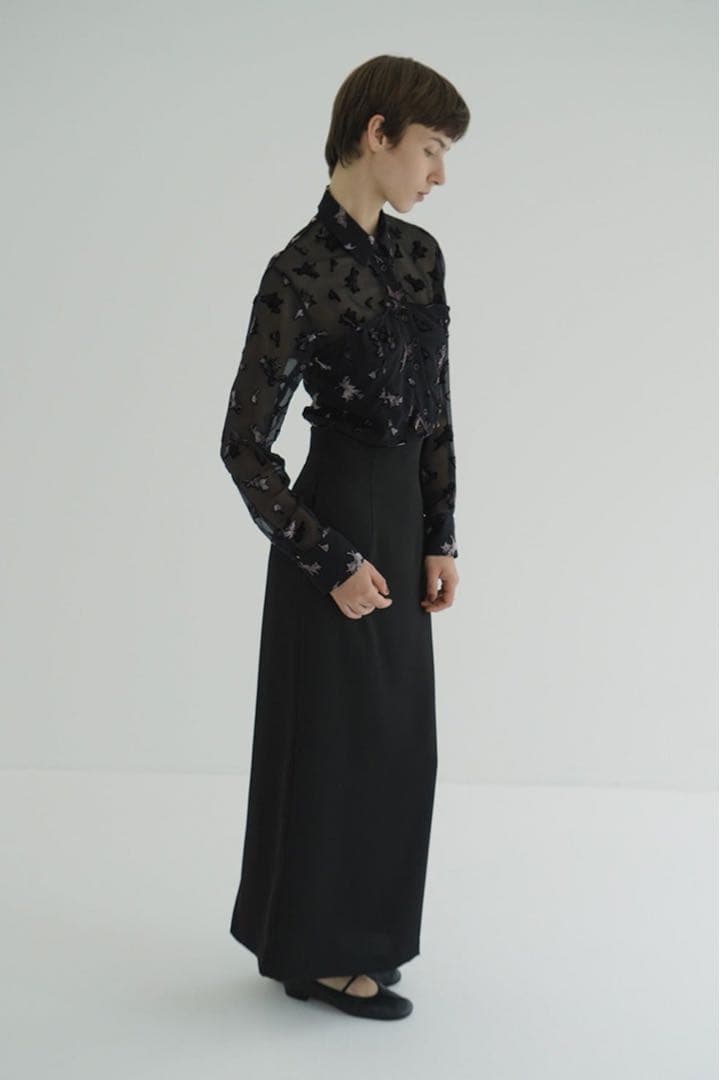CLANE クラネ FLOWER OPAL BISTIER SHIRTS