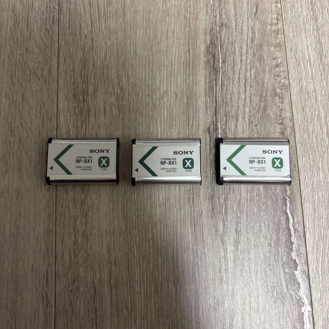 SONY ソニー　DSC-WX350 純正バッテリー3個付