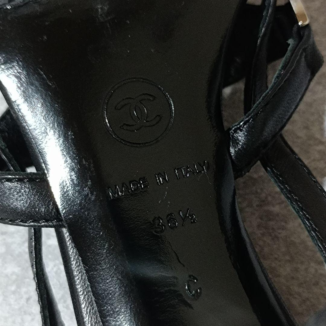 定価約20万【CHANEL シャネル】高級カーフスキン サンダル