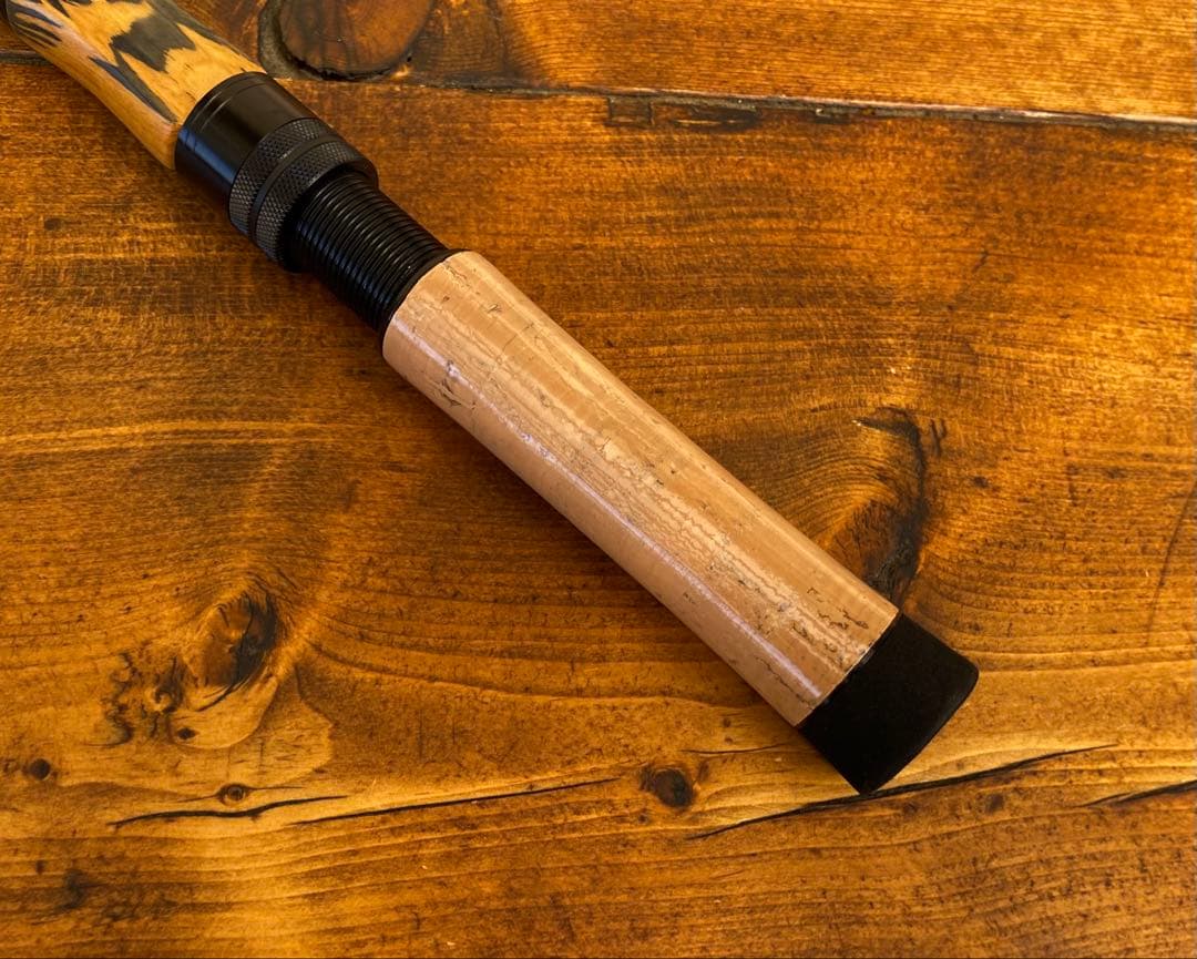 トラウトロッド　パックロッド　スピニングロッド　渓流釣り　天然木グリップ　源流