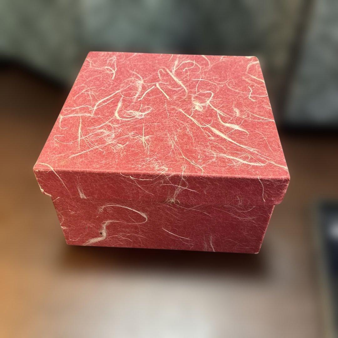 木製収納ボックス 無垢材 四角形 約12cm