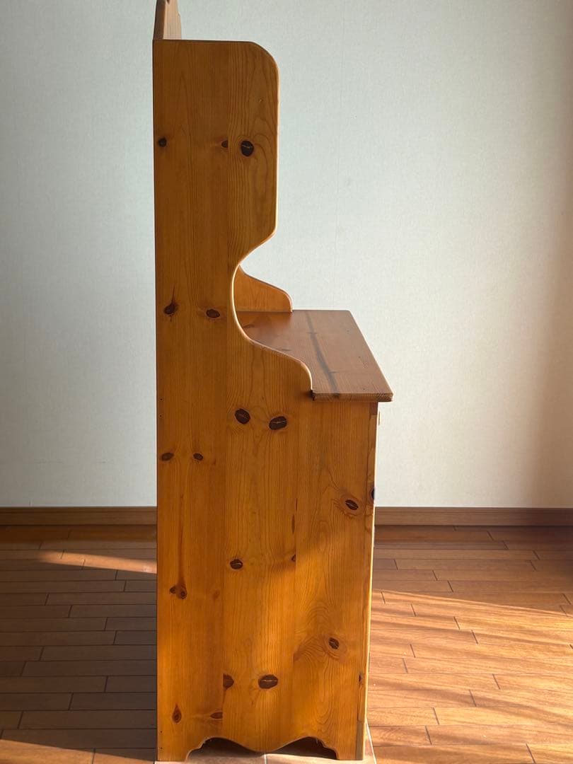 無垢材カントリーカップボード食器棚 k factory アントステラ系　送料込み