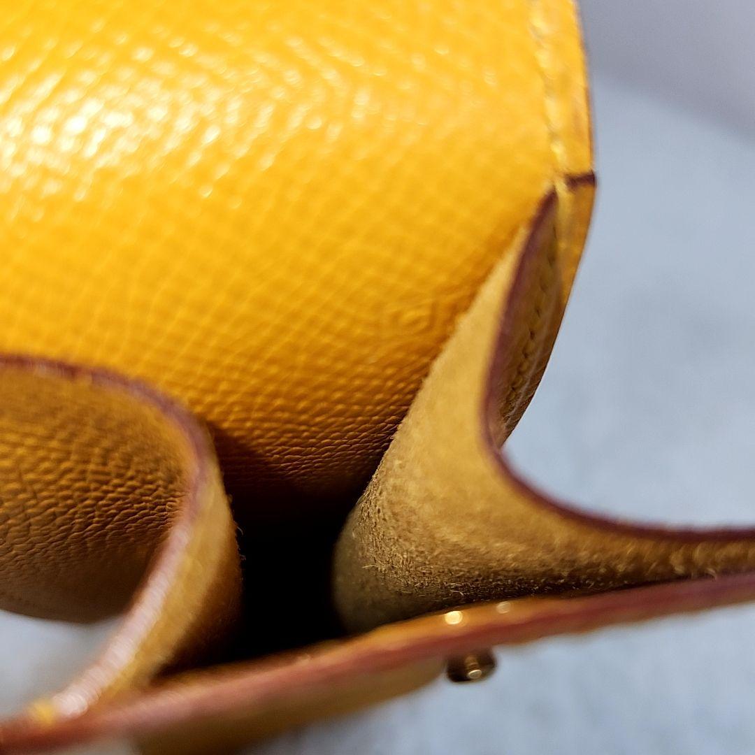 エルメス　HERMES イエロー　ペンケース　 美品