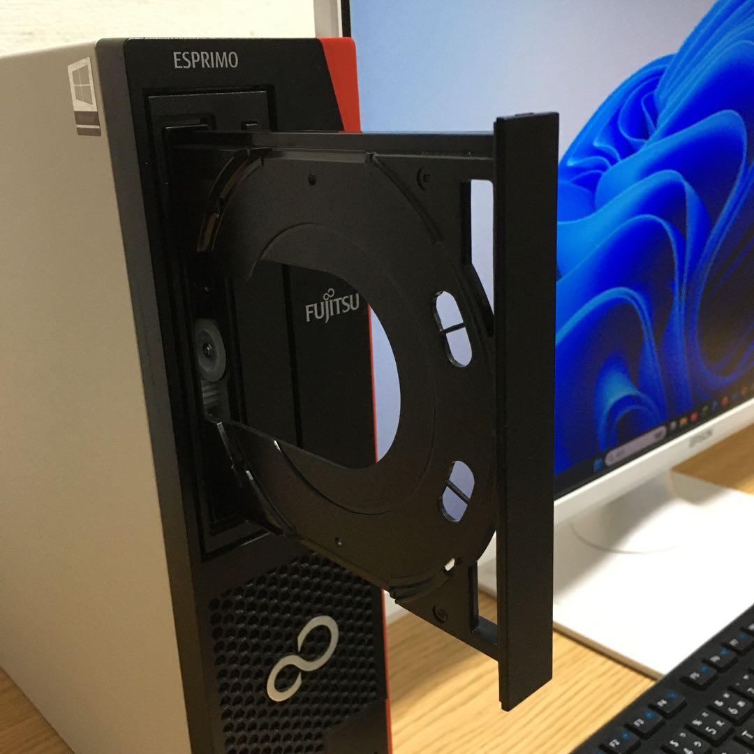 富士通 ESPRIMO Win11 23.8'フルHDモニター デスクトップPC